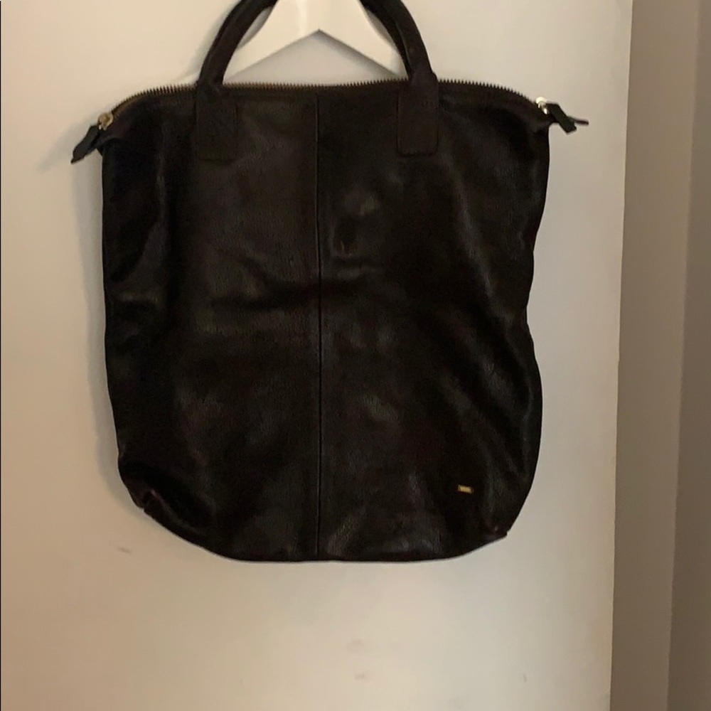 Scotch&soda leather tote bag.